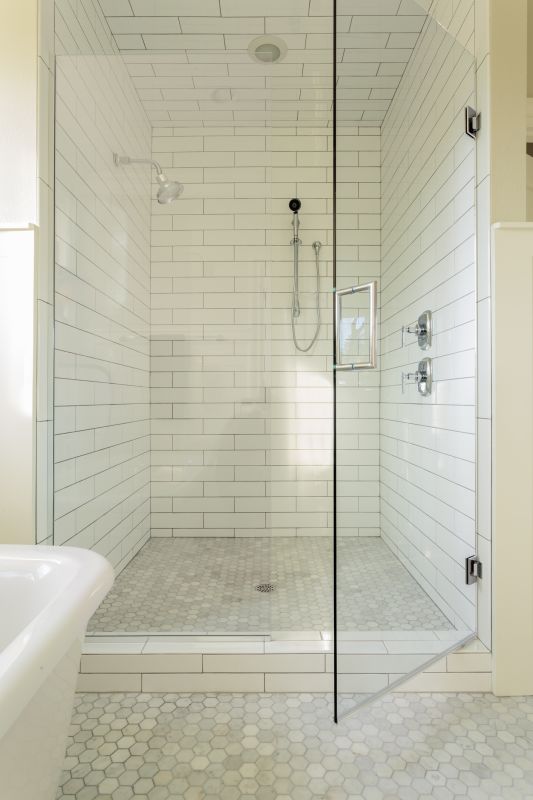 Modern Shower with Tiles